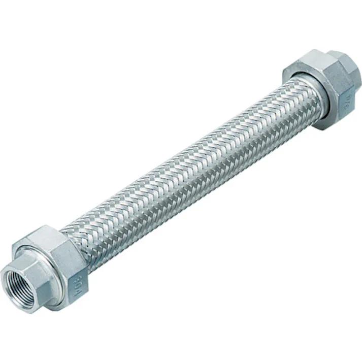 【CAINZ-DASH】南国フレキ工業 フィットユニオン式フレキシブルホース(無溶接式) ユニオンSUS304(ALLSUS304) 50A×1000L NK-1100/SUS304-50A-1000L【別送品】