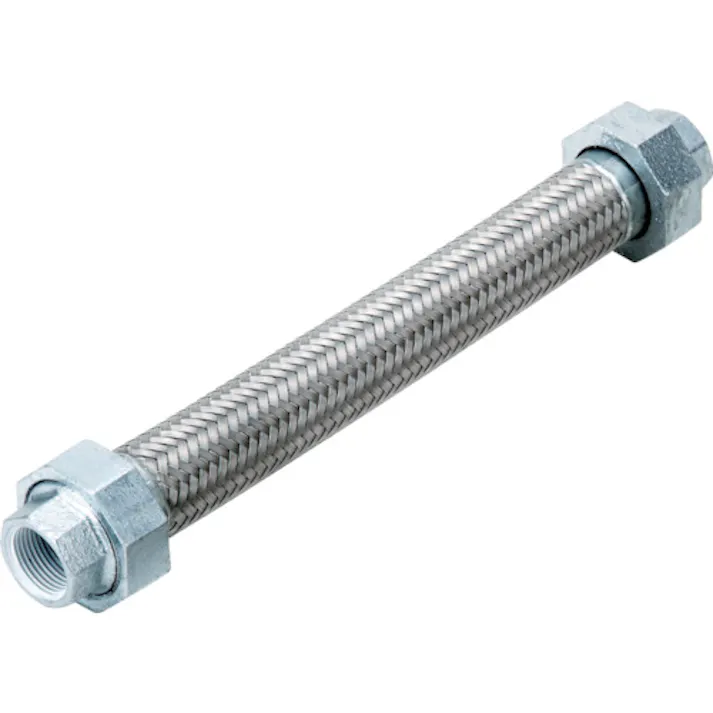 【CAINZ-DASH】南国フレキ工業 シールコートユニオン式フレキシブルホース(無溶接式) ユニオンFCMB 20A×1000L NK-1100-P/FCMB-20A-1000L【別送品】