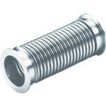 南国フレキ工業 KFフランジ式真空フレキシブルホース 継手SUS304(チューブSUS316L) KF40×500L NK2300KF-CLT-316L/304 フレキシブルメタルホース 南国フレキ工業 KFフランジ式真空フレキシブルホース 継手SUS304(チューブSUS316L) KF40×500L NK2300KF-CLT-316L/304 フレキシブルメタルホース