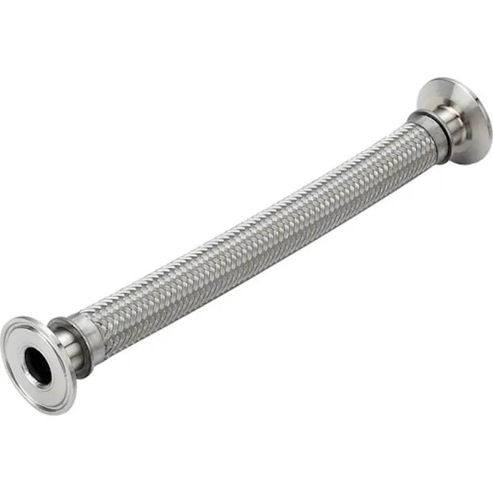 【CAINZ-DASH】南国フレキ工業 サニタリーフランジ(フェルール)式フレキシブルホース SNTタイプ ALLSUS304 1.0S×1000L NK-1800SNT/SUS304-1.0S-1000L【別送品】