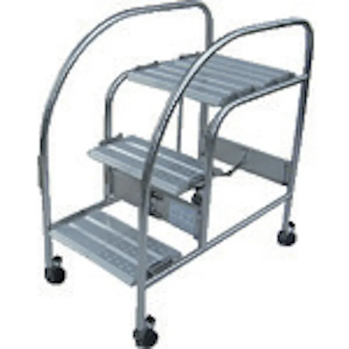 【CAINZ-DASH】森山鉄工 MTステップDeco3段ワイド D503W【別送品】