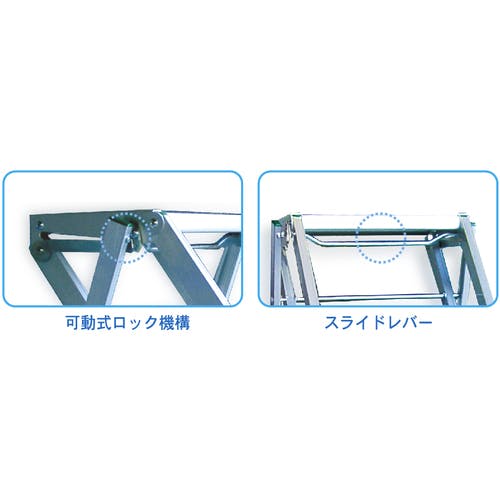CAINZ-DASH】森山鉄工 MTステップX型2段 X402A【別送品】 | はしご