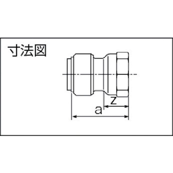 【CAINZ-DASH】イノック イノクイック　雌アダプタ付ソケット 304IQSFA20SUX20A【別送品】