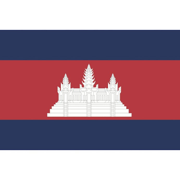 【CAINZ-DASH】東京製旗 卓上旗（１６×２４ｃｍ）カンボジア 406209【別送品】