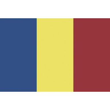 【CAINZ-DASH】東京製旗 卓上旗（１６×２４ｃｍ）ルーマニア【別送品】