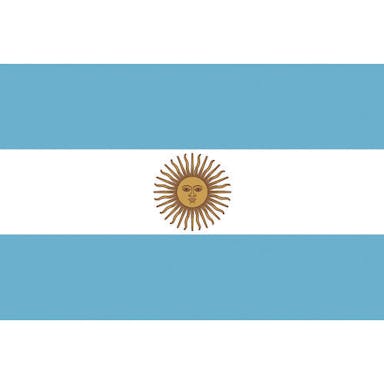 【CAINZ-DASH】国旗Ｎｏ．１（７０×１０５ｃｍ）　アルゼンチン【別送品】