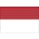 【CAINZ-DASH】東京製旗 国旗Ｎｏ．１（７０×１０５ｃｍ）　インドネシア 416129【別送品】