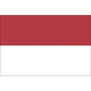 【CAINZ-DASH】東京製旗 国旗Ｎｏ．１（７０×１０５ｃｍ）　インドネシア 416129【別送品】