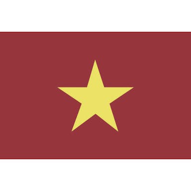 【CAINZ-DASH】東京製旗 国旗Ｎｏ．１（７０×１０５ｃｍ）　ベトナム【別送品】