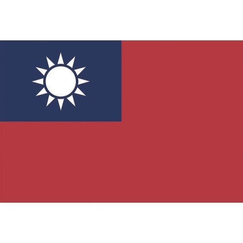 安心の国産製品 東京製旗 国旗Ｎｏ．２（９０×１３５ｃｍ） 台湾