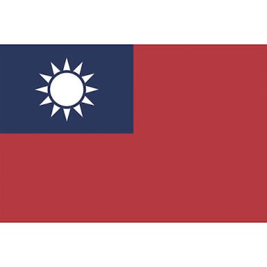 【CAINZ-DASH】東京製旗 国旗Ｎｏ．２（９０×１３５ｃｍ）　台湾 426403【別送品】