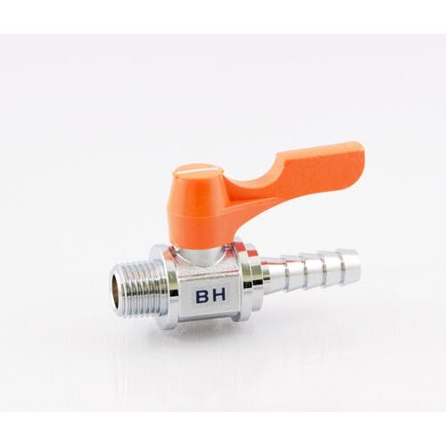 アソー エースボール ホースニップル型 PT1/2XΦ14 BH-2414 ボールバルブ(ボールバルブ) アソー エースボール ホースニップル型 PT1/2XΦ14 BH-2414 ボールバルブ(ボールバルブ)