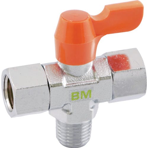 CAINZ-DASH】アソー ボールバルブ エースボール 縦型三方弁 外内ねじ型