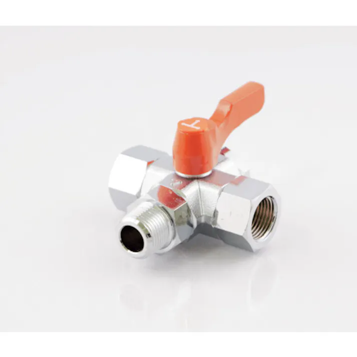 【CAINZ-DASH】アソー 外×内ネジ型(Tポート)(RoHS指令相当品) PT1/8×PT1/8 BX-3111R-WO【別送品】