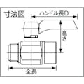 【CAINZ-DASH】アソー エースボールＺｅｒｏ　外Ｘ内ネジ型　ＰＴ３／４ＸＰＦ３／４ BM-0066【別送品】