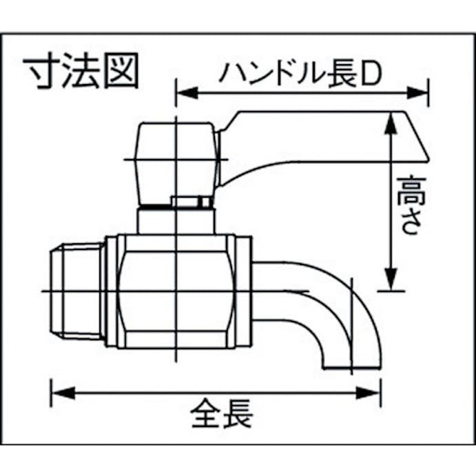 【CAINZ-DASH】アソー エースボールＺｅｒｏ　下向ドレン型　ＰＴ３／４ BL-0600【別送品】