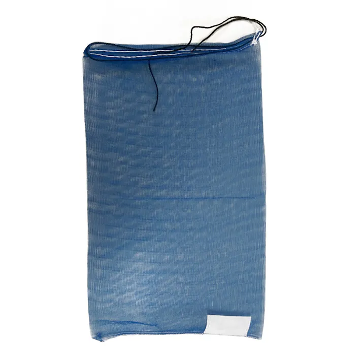 種もみネット 不織布ラベル付 青 10枚入