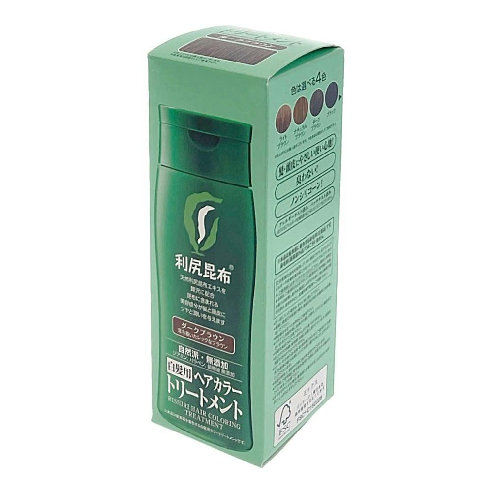 利尻昆布 白髪用ヘアカラートリートメント ダークブラウン | ヘア