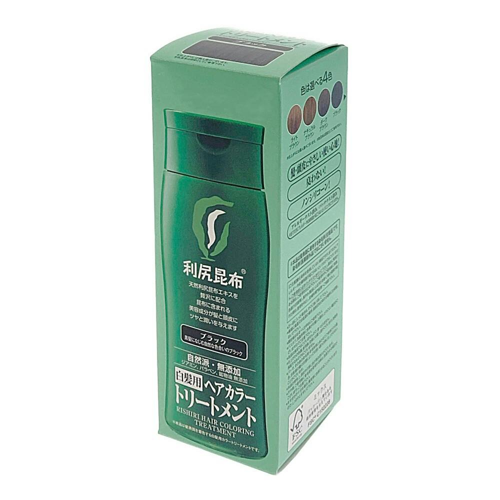 利尻昆布 白髪用ヘアカラートリートメント ブラック | ヘアカラー 通販