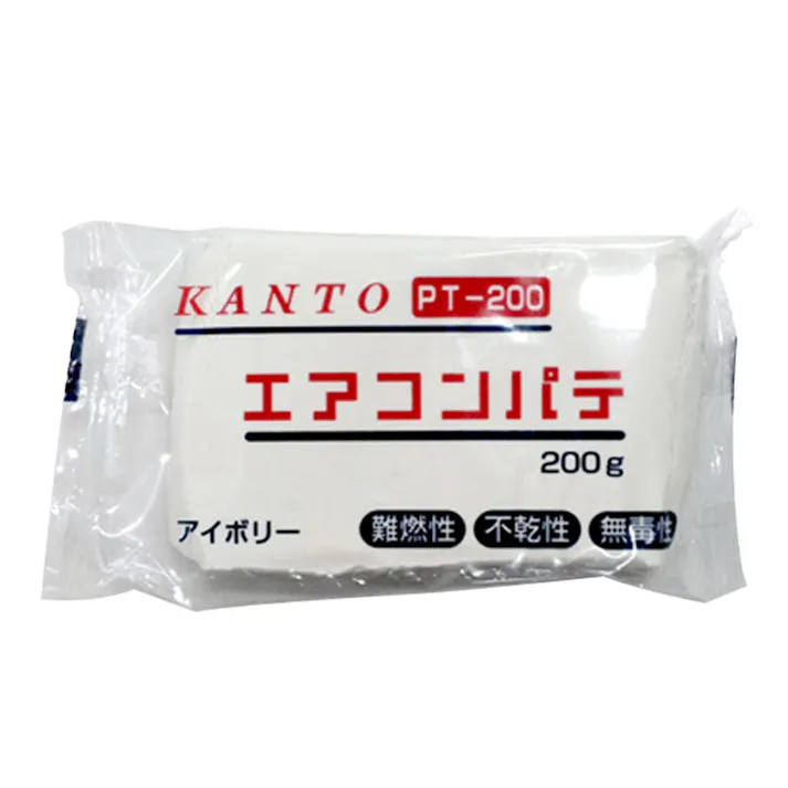 関東器材 エアコンパテ アイボリー PT-200 200g 100個入【別送品】