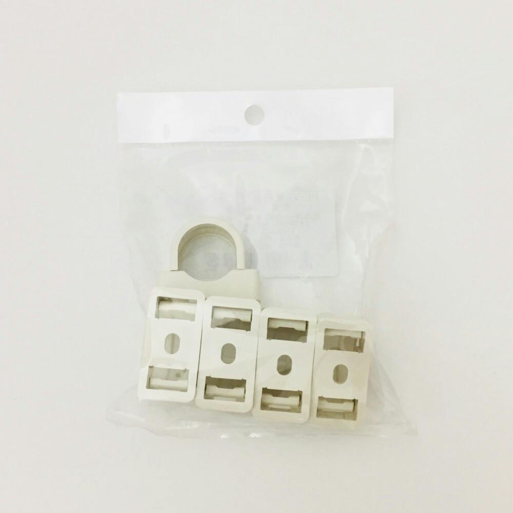 サキ　ホワイトLサイズ 未来工業 PF・VE兼用台付サドル ミルキーホワイト SPF-16M 5個入