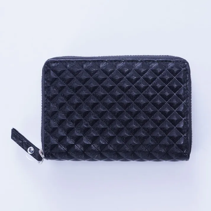 3Dレザー ミニウォレット ITAS-002 ブラックネイビー(販売終了)