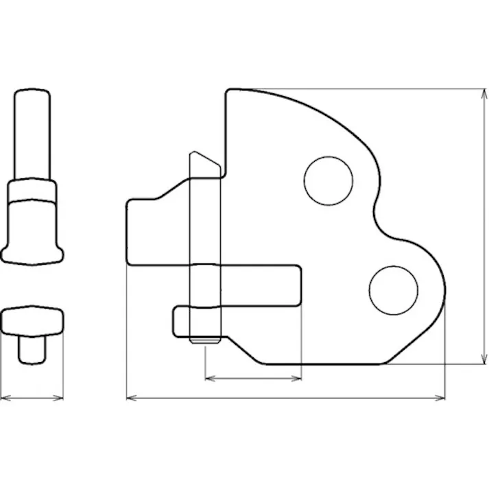 【CAINZ-DASH】大洋製器工業 TAIYO梁吊り具 KT-1(1012565) KT-1【別送品】