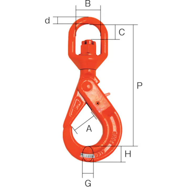 【CAINZ-DASH】大洋製器工業 セルフロッキングフックスイベル 5.3t(3012707) PLH-5.3S【別送品】