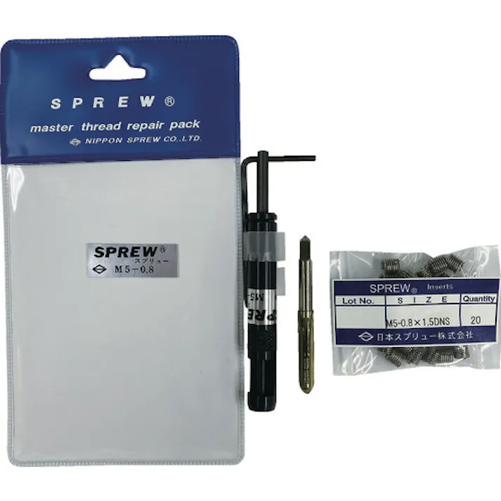 【CAINZ-DASH】日本スプリュー スプリュー加工具 リペアパック M6×1.0 REPAIR-M610【別送品】