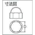 【CAINZ-DASH】ＳＤＣ田中 プロテクトパーツ「袋ナットキャップ」　（１袋（ＰＫ）＝１００個入） FC12725【別送品】