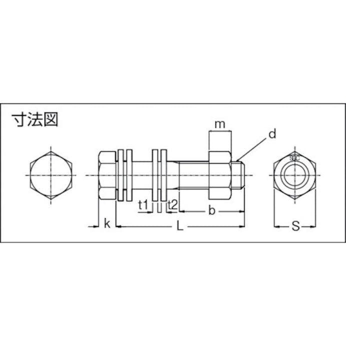 【CAINZ-DASH】ＳＤＣ田中 ステンレス防食ボルト SB16080【別送品】