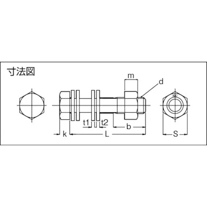 【CAINZ-DASH】SDC田中 ステンレス電流絶縁ボルト SZ16085【別送品】