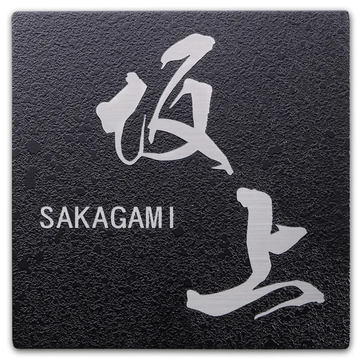 表札 STサイン ステンレス2mm厚(CH-ST1BB-3)【別送品】