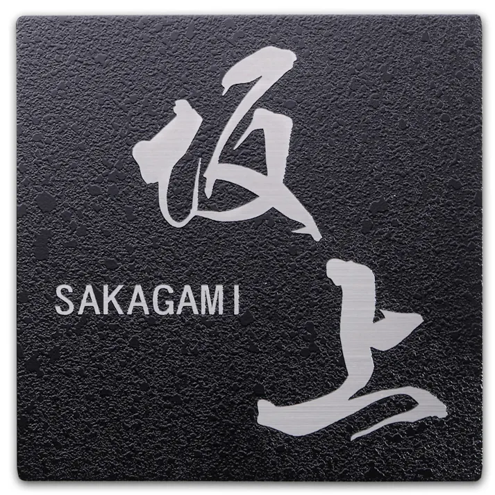 表札 STサイン ステンレス2mm厚(CH-ST1BB-3)【別送品】