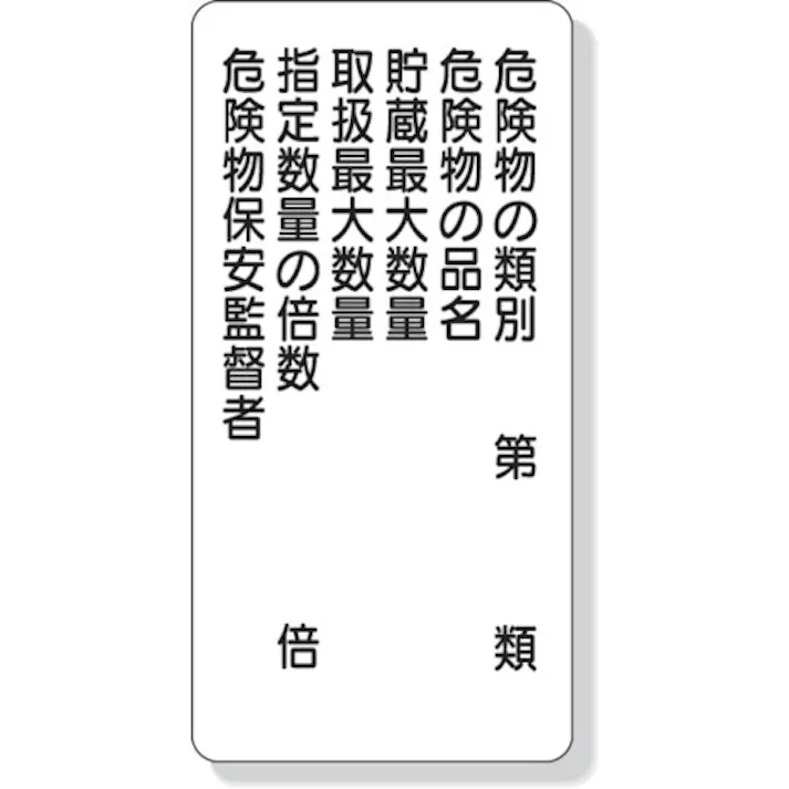 【CAINZ-DASH】ユニット 危険物標識 危険物の類別 319-09【別送品】