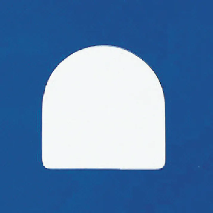 【CAINZ-DASH】ユニット 無地バッジ・ペット樹脂・35X35X1.5厚・10枚組 851-82【別送品】