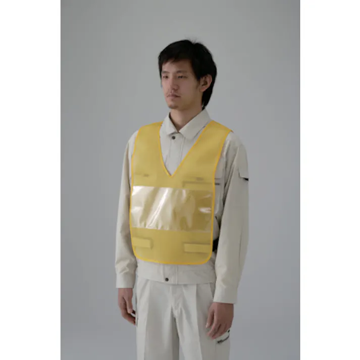 【CAINZ-DASH】ユニット 差し込み式ベスト黄 胴囲108~128cm 379-682【別送品】