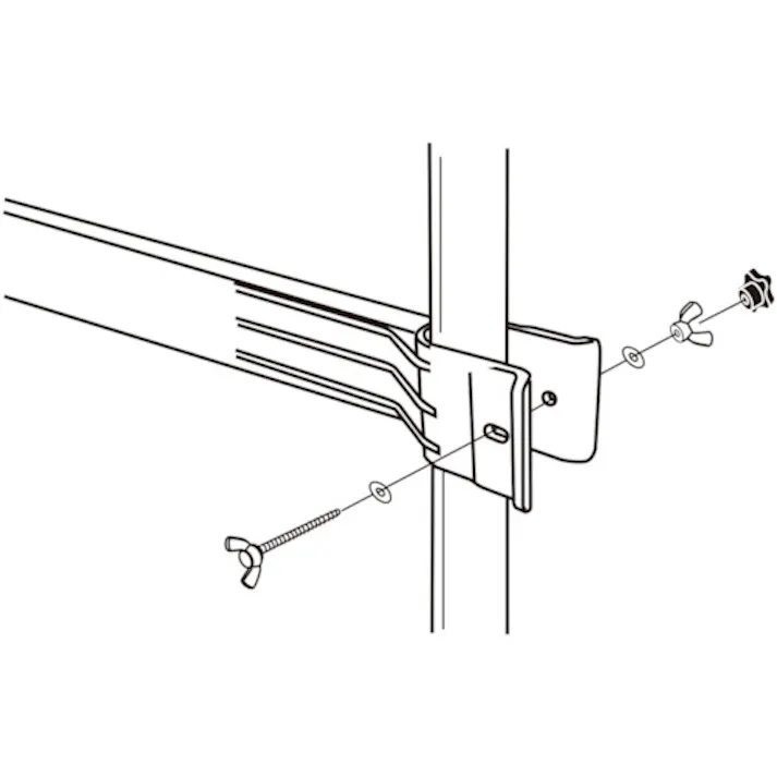 【CAINZ-DASH】ユニット カートポケット補助バー(伸縮式) 813-94【別送品】