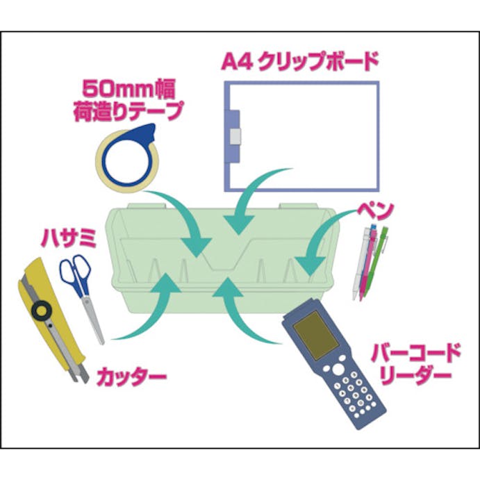 【CAINZ-DASH】ユニット カートポケット補助バー（伸縮式） 813-94【別送品】