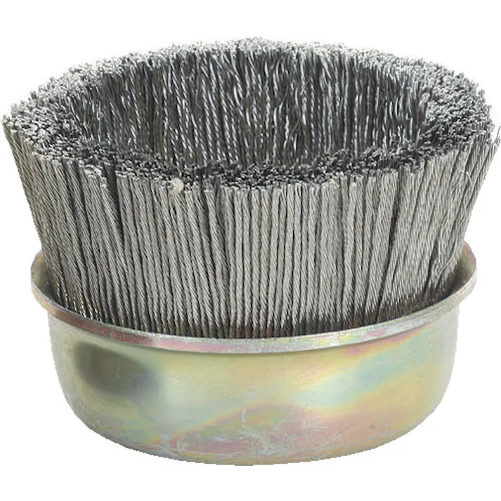 【CAINZ-DASH】鳴門屋 ステンより線ネオカップブラシ C-142【別送品】
