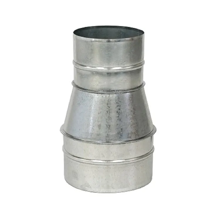 フカガワ 亜鉛引スパイラルダクト用 継手 レジューサー 75×100mm