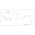 【CAINZ-DASH】ブラストン ジャケット（衿付）－白－Ｓ BSC-41001-W-S【別送品】