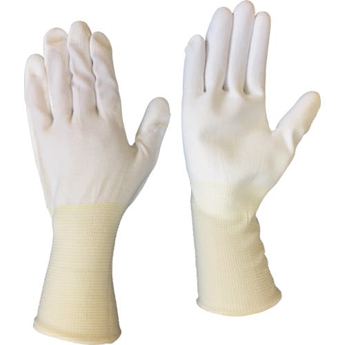 【CAINZ-DASH】ブラストン クリーンルーム用手袋　ＰＵ手の平コート手袋　ロングタイプ　１０双入　ＬＬサイズ BSC-17B-LL【別送品】