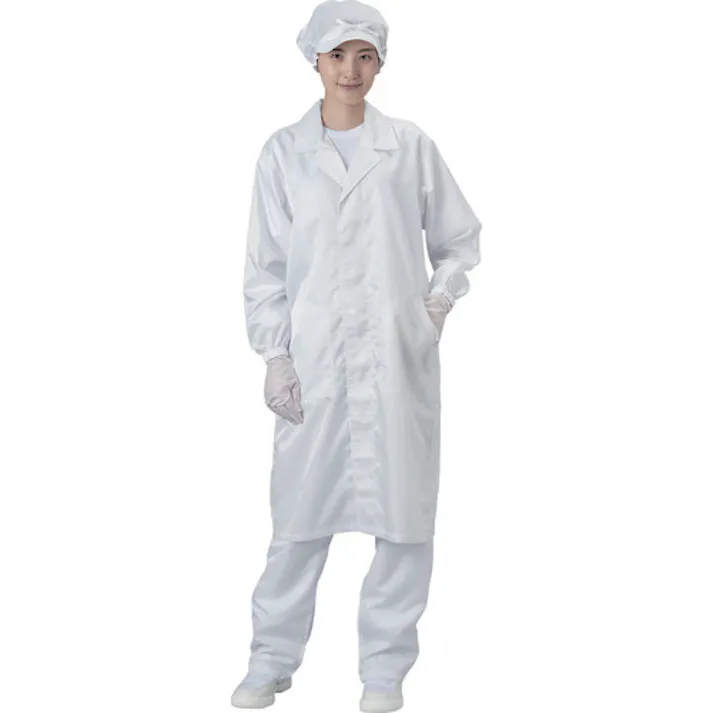 【CAINZ-DASH】ブラストン コート(テーラーカラー・ボタン)-白-4L BSC-61001-W-4L【別送品】