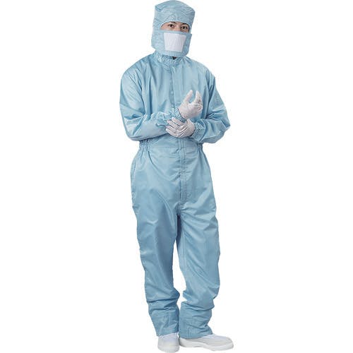 【CAINZ-DASH】ブラストン フード付つなぎ服　ブルー　Ｌサイズ BSC-11021-B-L【別送品】