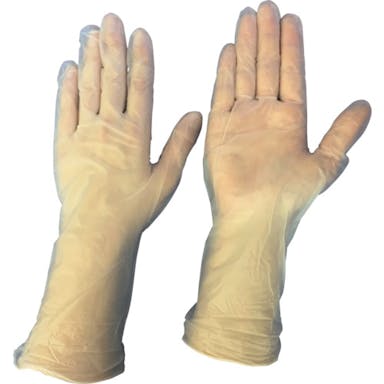 【CAINZ-DASH】ブラストン ＰＶＣ手袋ロング　スムースタイプＳサイズ　（１００枚入） BSC-3300-S【別送品】