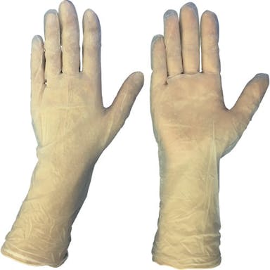 【CAINZ-DASH】ブラストン ＰＶＣ手袋ロング　テクスチャータイプＳサイズ　（１００枚入） BSC-4300-S【別送品】