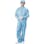 【CAINZ-DASH】ブラストン クリーンルーム用ウエア　防塵ジャケット（立衿）　青　Ｓサイズ BSC-42001-B-S【別送品】