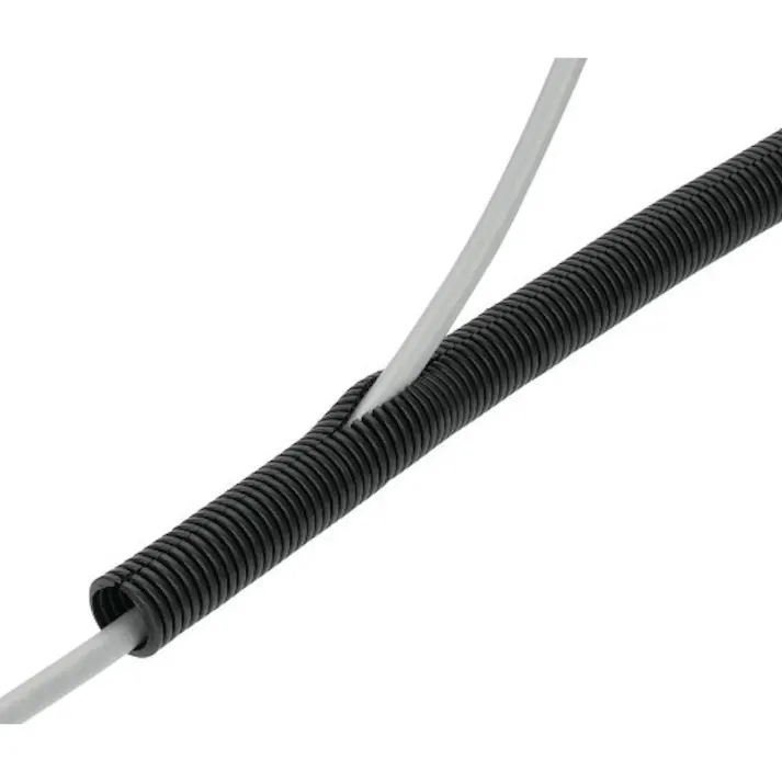 【CAINZ-DASH】三桂製作所 サンフレキROBO スリット付 標準タイプ 黒色 N2S63【別送品】