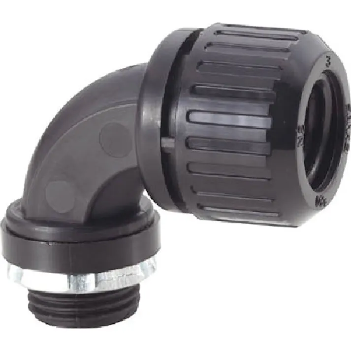 【CAINZ-DASH】三桂製作所 サンフレキROBO付属品 90°形コネクタ(ノックアウト接続用) N29BG20【別送品】